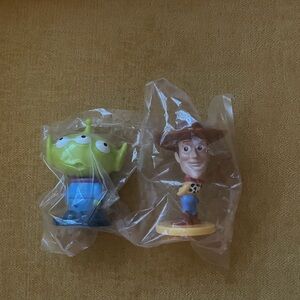 Set of 2 Vintage Toy Story Kellogg’s Promotional Bobbleheads